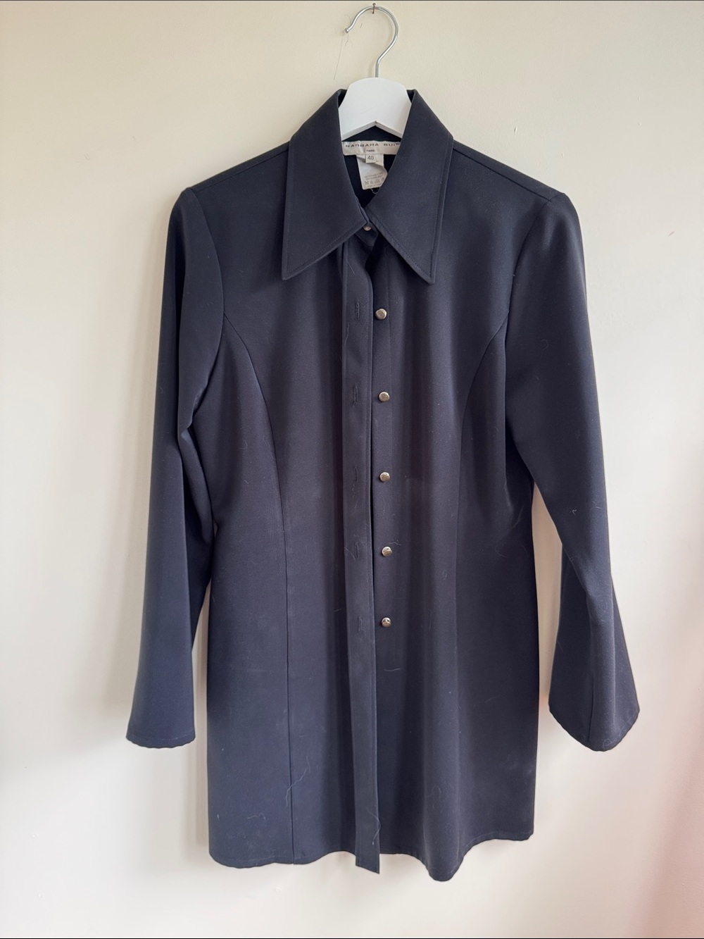 Barbara Bui Black Collared Coat